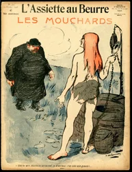 „” L’Plate au beurre” borítója, 359. szám, Szatirikus színekben