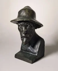 Auguste Renoir mellszobra, kb. 1907 (olaj, vászon)