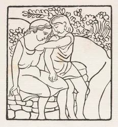 Daphnis és Chloe: Daphnis és Chloe játék közben