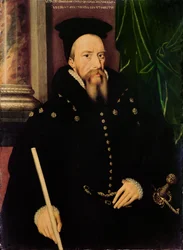 William Cecil, Burghley 1. báró (1520-98) Lord Főkincstárnok portréja