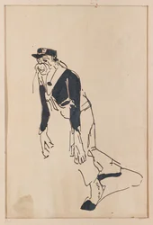 Elvben (tinta, papír)