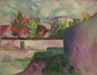 Tájkép, Chateau sorozat, 1910 körül (olaj, tábla)