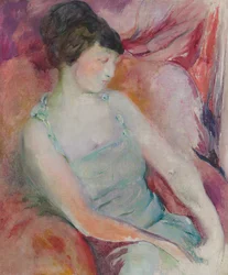 Helen Fleck Seyffert portréja, 1921 körül (olaj, vászon)