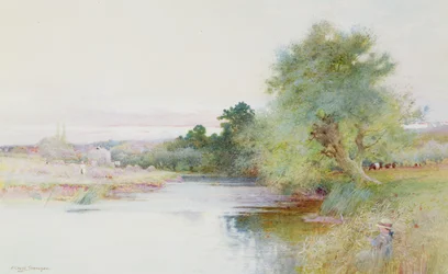 Szénaverés Marlow közelében