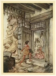 Jack elvette a kastély kulcsait, és kinyitotta az összes ajtót, az English Fairy Tales kocsmából. 1922