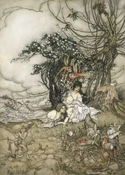 The Changeling, 1905 (wc, toll és tinta papíron)