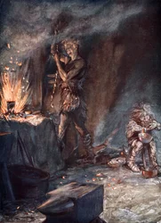 "Nothung kovácsolása", 1924.