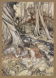 ... Ahol te és én gyakran hazudunk kankalinbimbóknak, kiürítve keblünket tanácsaiktól. Hermia és Helena. Jelenet a Szentivánéji álomból.