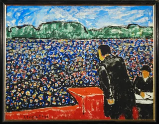 The speaker (festmény vászonra)