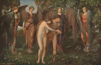 „Ádám és Éva kiűzése az Édenből”, 1897, 1930.