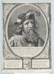 Holland grófja Dietrich II (nyomtatás)