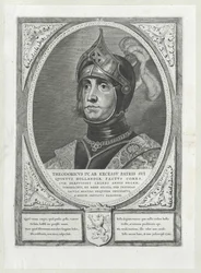 Holland grófja Dietrich IV (nyomtatás)