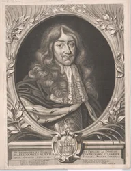 Braunschweig-Wolfenbuettel hercege Ferdinand Albert II (nyomtatás)