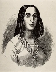 GORRITI, Juana Manuela (1818-1892), argentin írónő. Metszet.