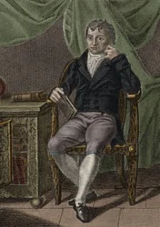 Johann Gottlieb Fichte. Német filozófus - Johann Gottlieb Fichte portréja Német filozófus