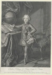 X. Károly francia király.