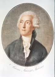 LAVOISIER Antoine-Laurent de: Laiser Laiser: Portré (akvarell)