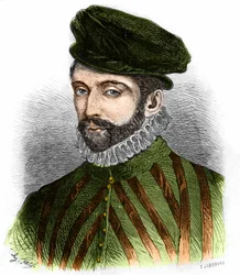 Portré Nicolas de Neufville, Villeroi seigneur, francia államférfi.