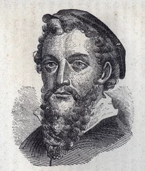 Antonio Allegri portréja - Correggio (metszet)