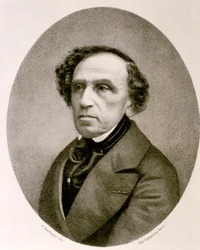 Giacomo Mayerbeer portréja (metszet)