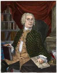 Johann Christoph Gottsched kritikus, grammatikus és német irodalmár portréja.