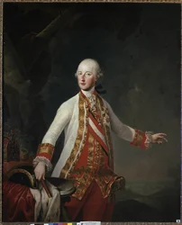 Habsburg II. József portréja (olaj, vászon)