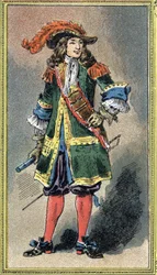 Rene Duguay Trouin francia tengerész portréja.