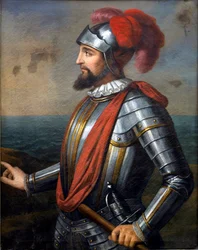 Vasco Nunez de Balboa, spanyol hódító (1475-1517) portréja - Vasco Nunez de Balboa (olaj, vászon)