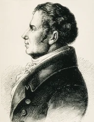 SCHLEGEL, August Wilhelm von (1767-1845). A romantika német teoretikusa. Metszet