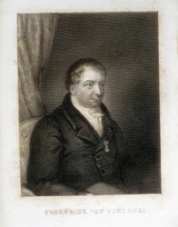 Schlegel, Friedrich von (1772-1829). Német költő, kritikus és tudós. A német romantika meghatározó kritikusa.