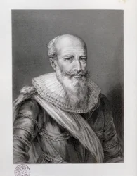 Sully, Maximilian de Béthune, Sully hercege (1560-1641). Angol államférfi. Spanyolország. Katalónia. Barcelona. Biblioteca de Catalunya (Katalónia Nemzeti Könyvtára)