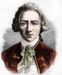 Sebastien-Roch Nicolas de Chamfort, francia moralista (metszet)