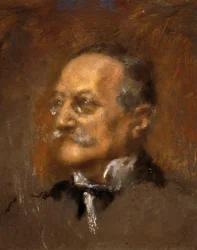 Arrigo Boito portréja (olaj, vászon)