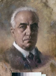 Umberto Menotti Maria Giordano portréja (olajfestmény)
