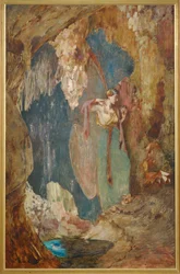 Pandora (festmény fára)