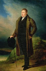 Marie Joseph Paul Yves Roch Gilbert du Motier (1757-1834) Lafayette márki portréja, 1822 körül