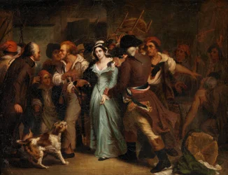 Charlotte Corday letartóztatása