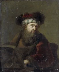 Egy rabbi portréja, 1716 után (olaj, tábla)