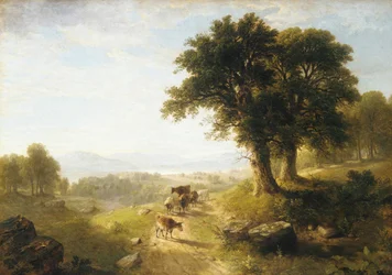 Folyói jelenet, 1854.