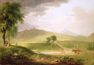 Rutland látképe, Vermont, 1840
