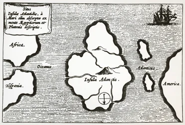 Atlantisz térképe, a 
