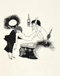 Illusztráció Oscar Wilde „Saloméjához”.