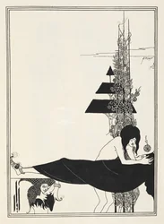 Illusztráció Oscar Wilde „Saloméjához”.