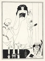 Illusztráció Oscar Wilde „Saloméjához”.