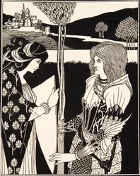 Hogyan adott Morgan Le Fay pajzsot Sir Tristramnak (részlet)