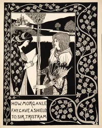 Hogyan adott Morgan Le Fay pajzsot Sir Tristramnak