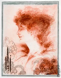 Női portré, 1898.