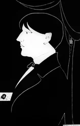 Aubrey Vincent Beardsley (1872-1898) angol író és illusztrátor önarcképe