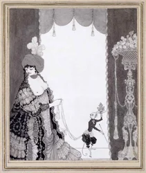 A hölgy a majommal, 1897.