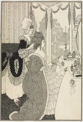 A WC, Alexander Pope A zár megerőszakolásából, 1895-96 (toll és tinta)